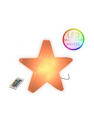 Moree Star LED Wandlamp voor Buiten - L40 x B41 cm - Wit