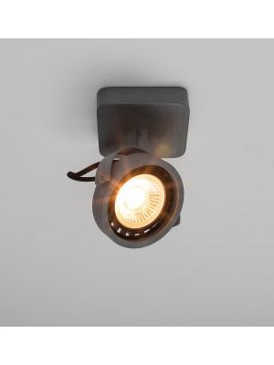 Zuiver Dice-1 Plafondspot - DTW Dim to Warm Dimbare LED - Gegalvaniseerd Grijs