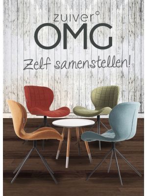 Zuiver Stoel OMG Stof - 6 stoelen Mix aanbieding + Gratis bijzettafel t.w.v. € 79,-