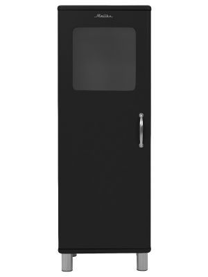 Tenzo New Malibu Vitrinekast - B50 x D41 x H143 cm - Shadow Black