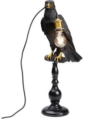 Kare Design Sitting Crow Tafellamp Raaf - Zwart