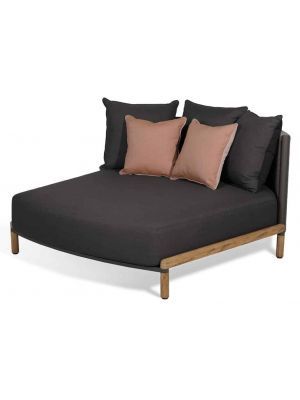 Mindo 107 2-Persoons Daybed - Teakhout/Rope Frame  - Sunbrella Kussens