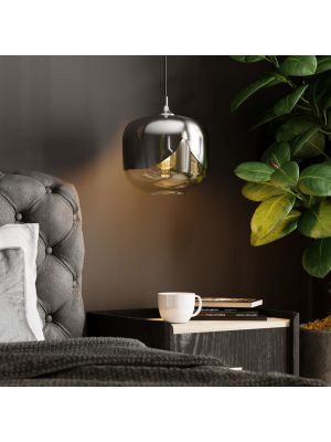 Kare Design Goblet Hanglamp 1-Lichts - Ø25 cm - Chroom