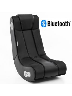 24Designs Max - Racestoel Gamestoel - Bluetooth & Speakers - Zwart