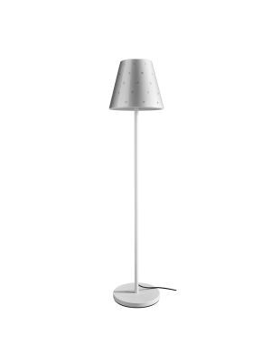 Moree SWAP Buitenlamp - Ø35 cm x H150 cm - Wit/Zilver